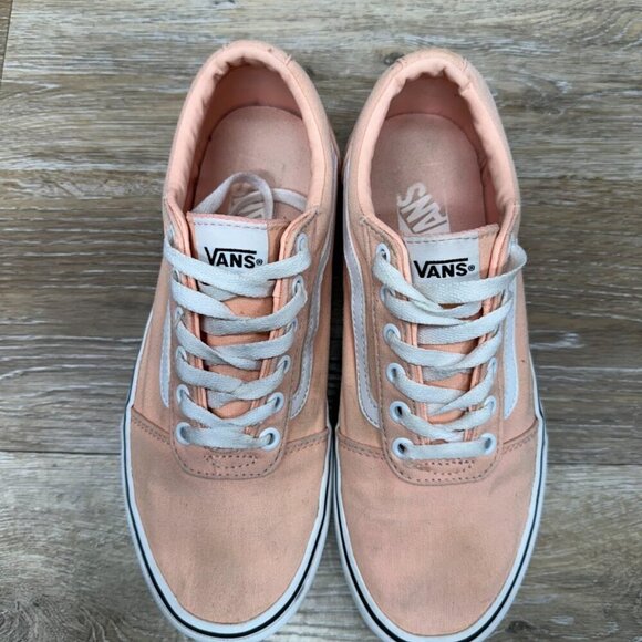 Vans Ward Tropical Peach Canvas Sneakers Women's Size 9 - Picture 2 of 8